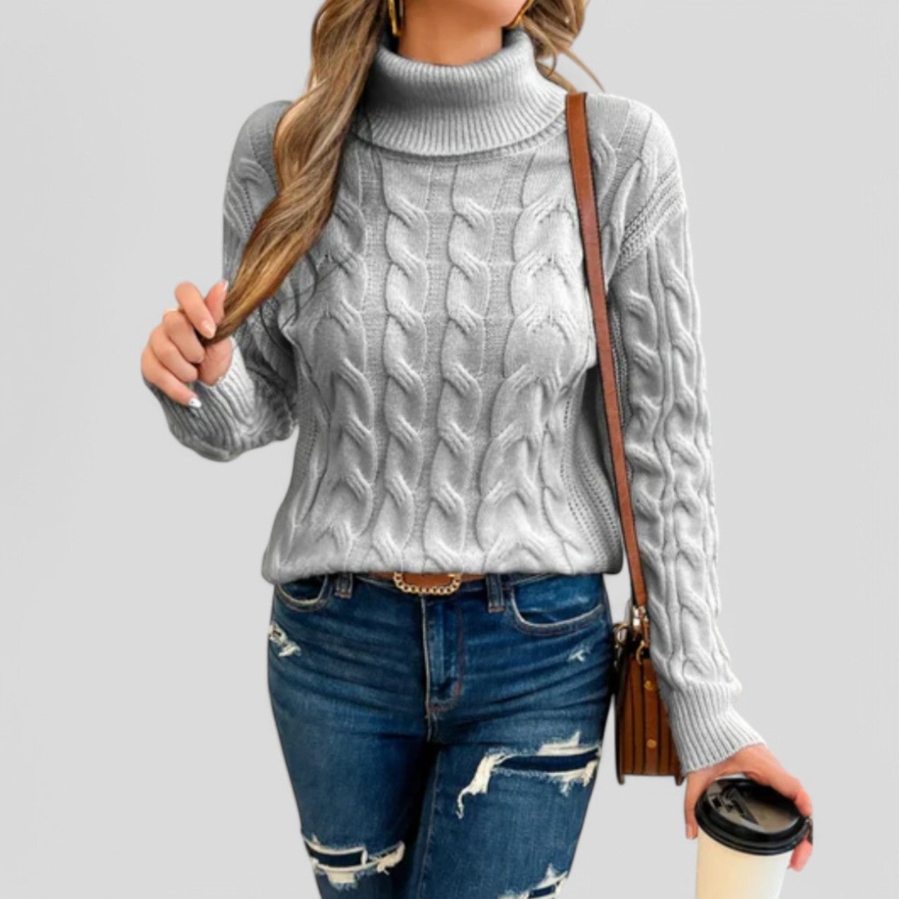 Lisa™ - Stylish Knitted Turtleneck