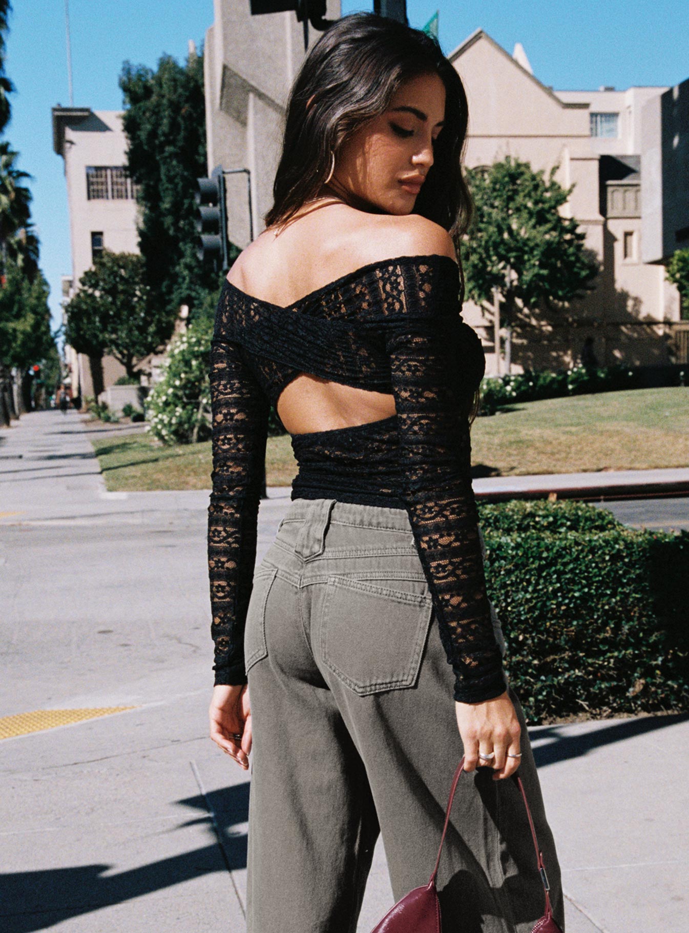 Lily™ - Off Shoulder Long Sleeve Top