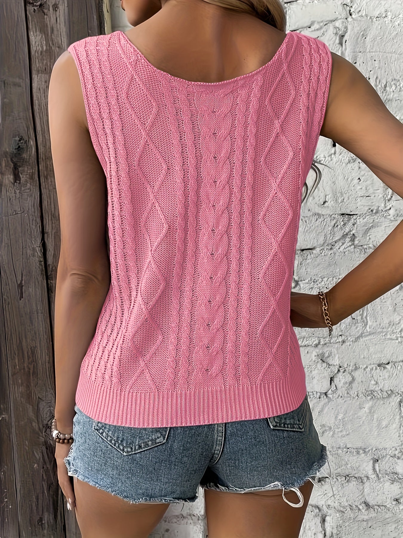 Sarah™ - Sleeveless Sweater