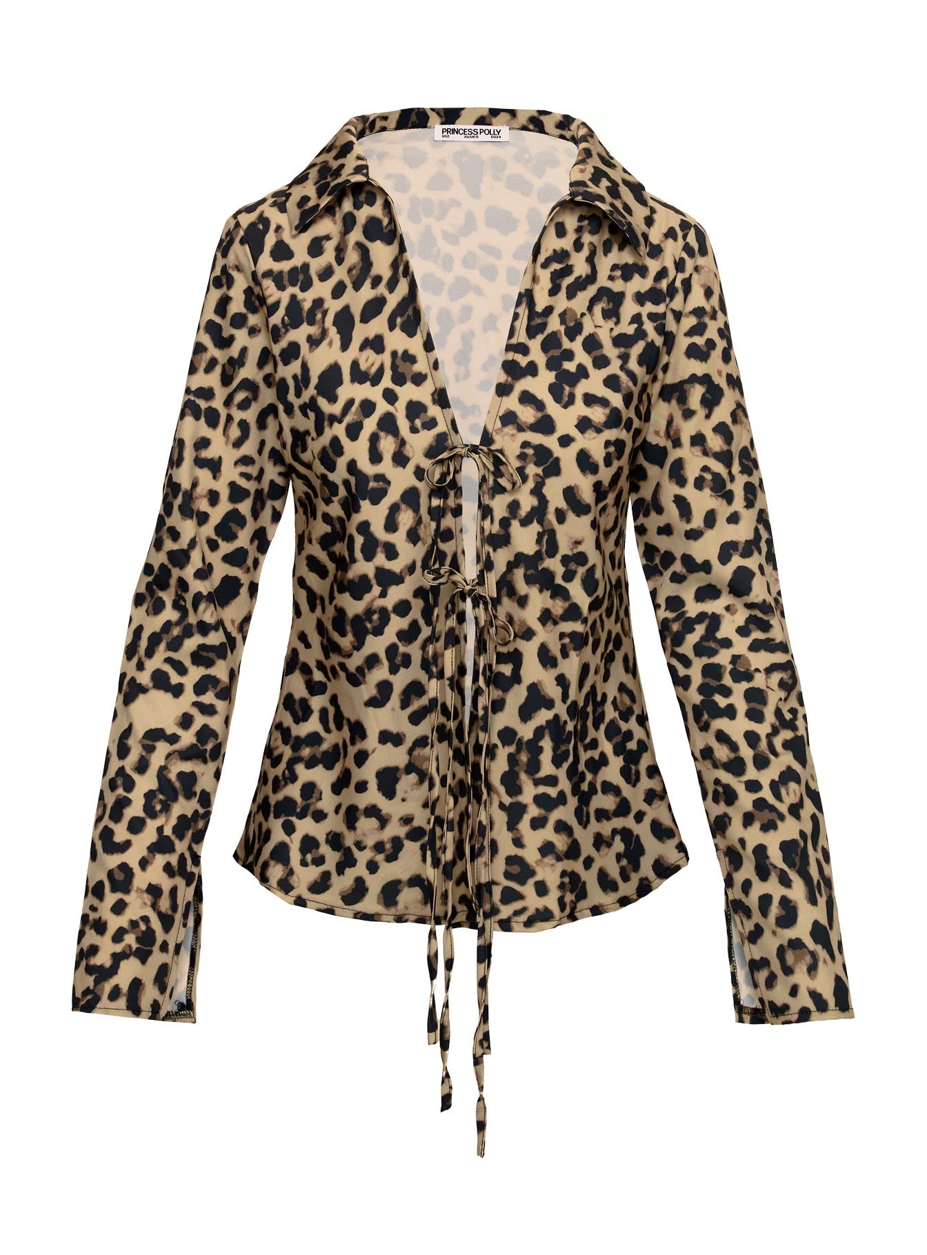 Toriah™ - Long Sleeve Tie-Up Top