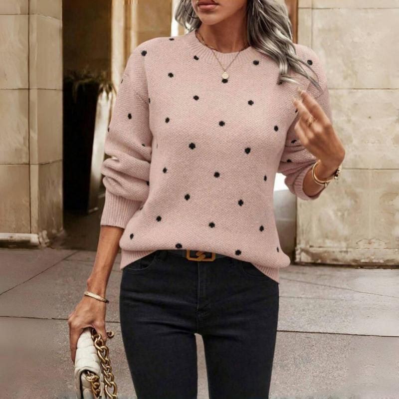 Dina™ - Polka Dot Knitted Sweater