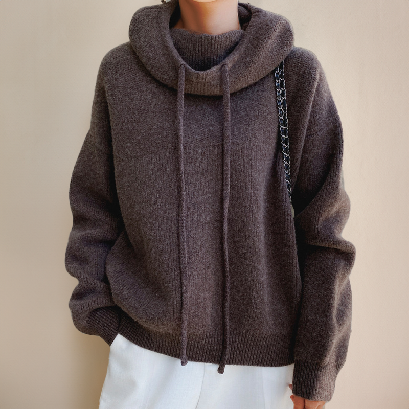Isa™ - Merino wool turtleneck jumper