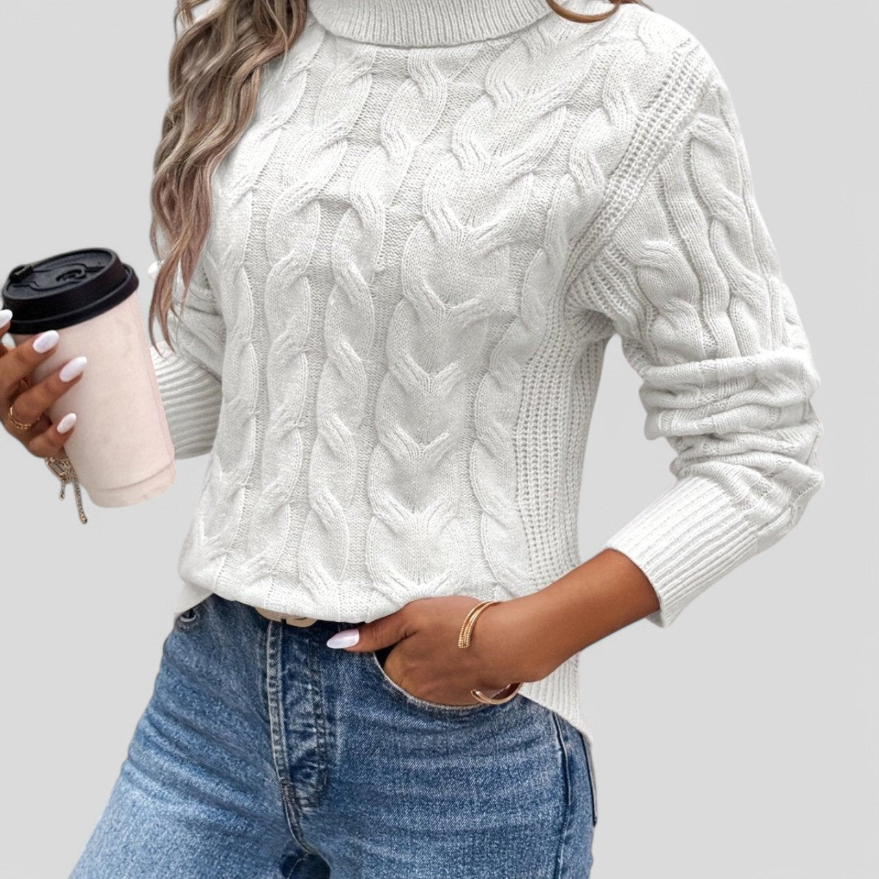 Lisa™ - Stylish Knitted Turtleneck