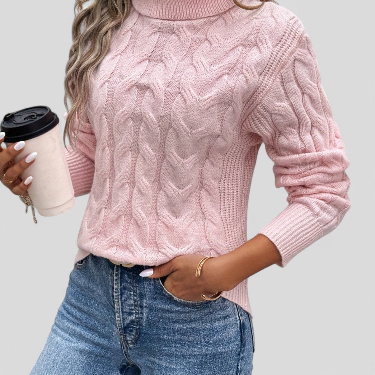 Lisa™ - Stylish Knitted Turtleneck