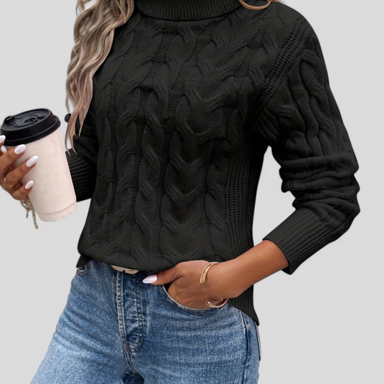 Lisa™ - Stylish Knitted Turtleneck