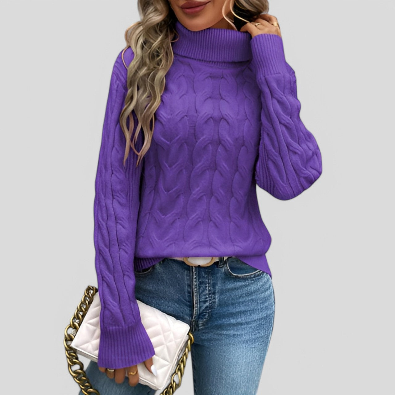 Lisa™ - Stylish Knitted Turtleneck