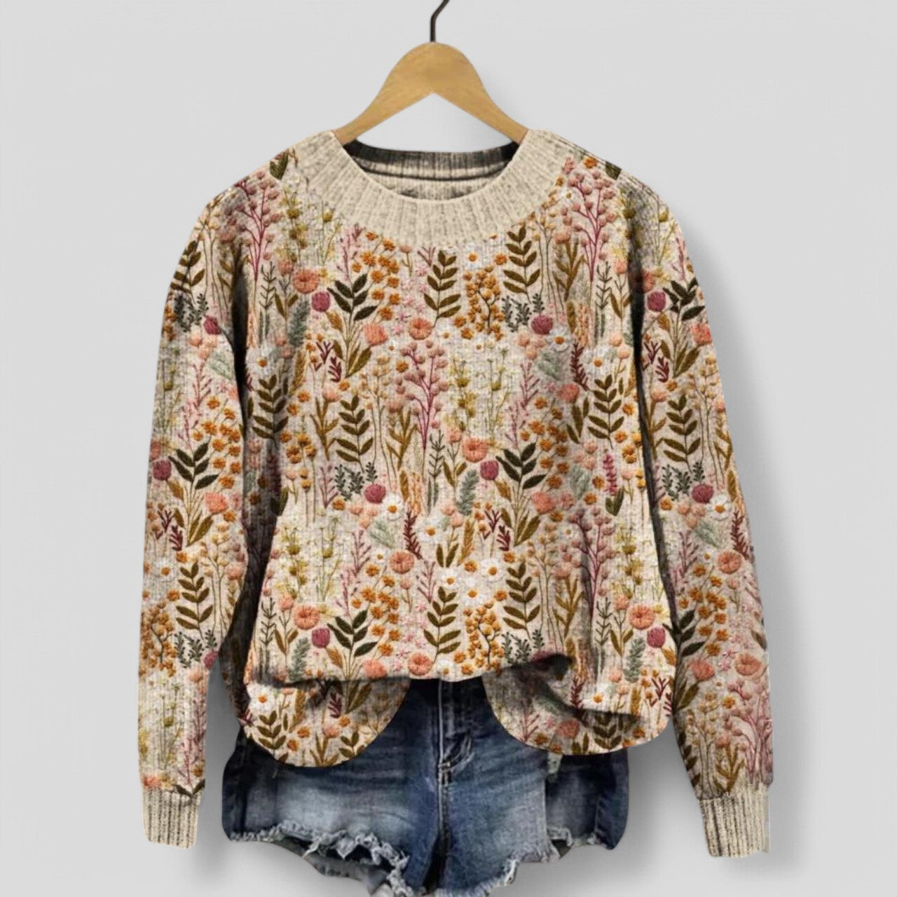Nova™ - Comfortable Floral Jumper