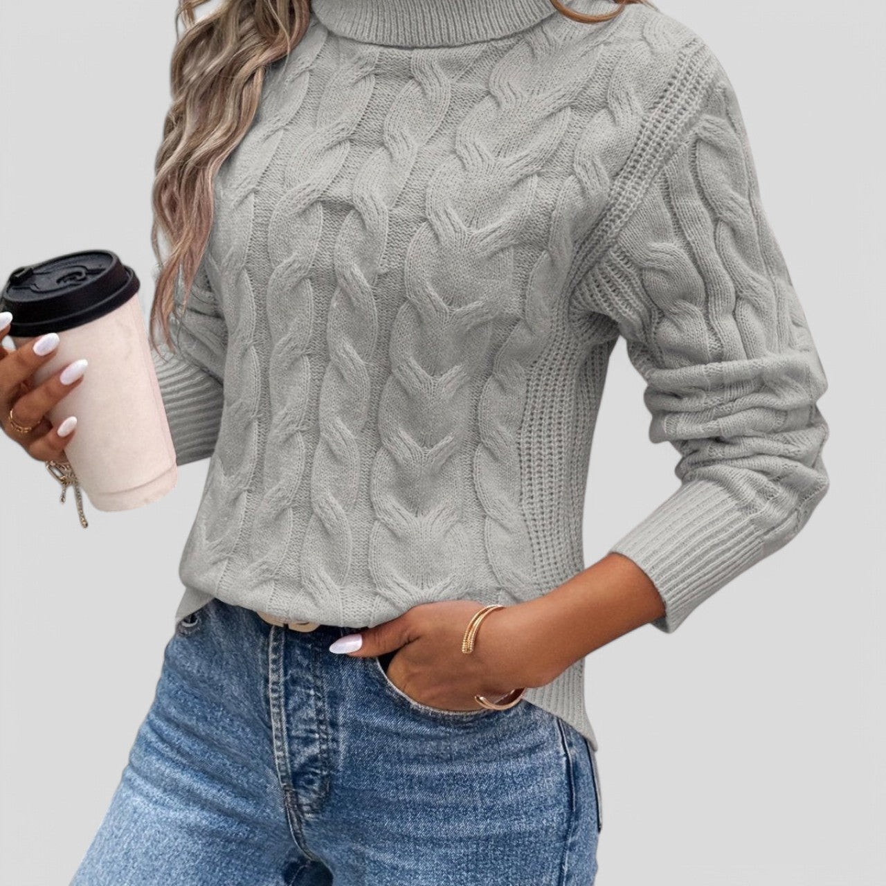 Lisa™ - Stylish Knitted Turtleneck